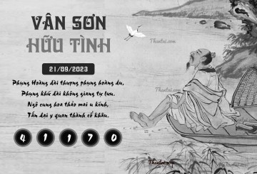 VÂN SƠN HỮU TÌNH 21/09/2023