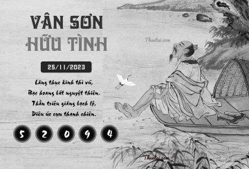 VÂN SƠN HỮU TÌNH 25/11/2023