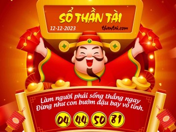 SỔ THẦN TÀI 12/12/2023