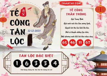 Tế Công Tán Lộc 12/12/2023