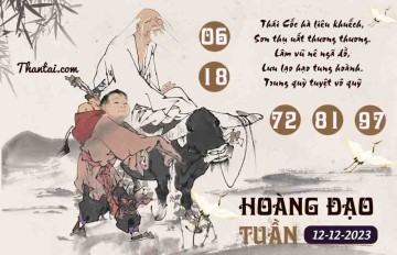 HOÀNG ĐẠO TUẦN 12/12/2023