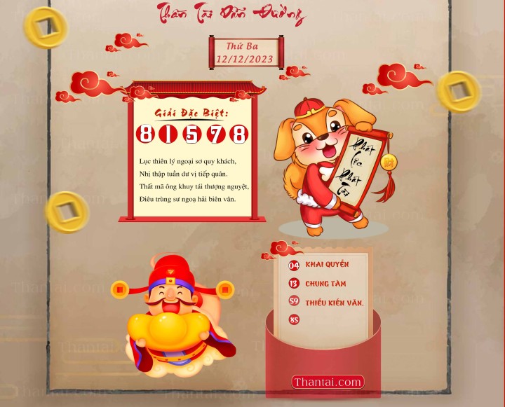 THẦN TÀI DẪN ĐƯỜNG 27/11/2023
