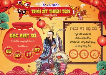 Thái Ất Thiên Tôn 12/12/2023