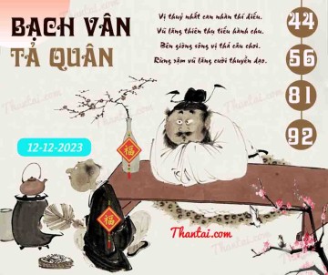 Bạch Vân Tả Quân 12/12/2023