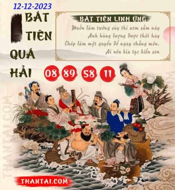 BÁT TIÊN QUÁ HẢI 12/12/2023