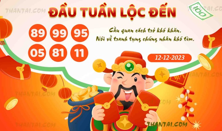 ĐẦU TUẦN LỘC ĐẾN 27/11/2023