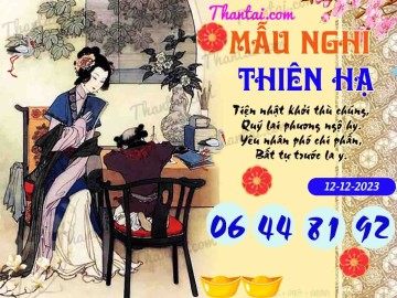 Mẫu Nghi Thiên Hạ 12/12/2023