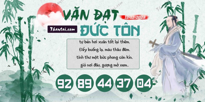 Văn Đạt Đức Tôn 27/11/2023