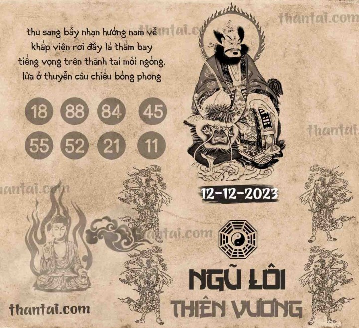 NGŨ LÔI THIÊN VƯƠNG 27/11/2023