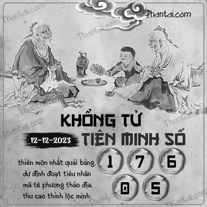KHỔNG TỬ TIÊN MINH SỐ 27/11/2023