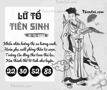 LỮ TỔ TIÊN SINH 12/12/2023