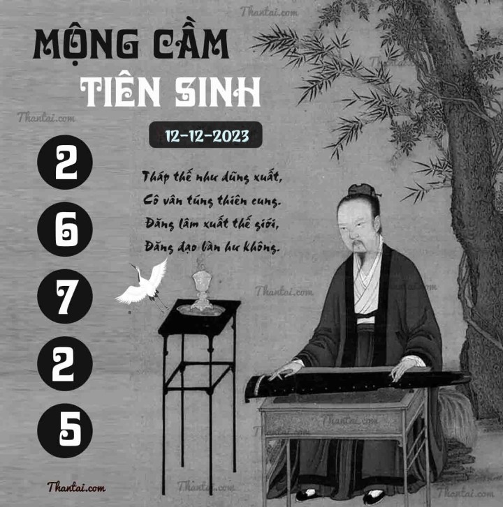MỘNG CẦM TIÊN SINH 27/11/2023