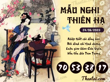 Mẫu Nghi Thiên Hạ 24/06/2023