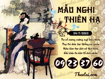 Mẫu Nghi Thiên Hạ 24/07/2023