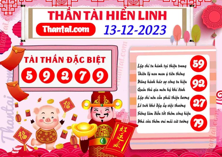 THẦN TÀI HIỂN LINH 28/11/2023