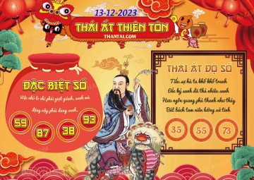 Thái Ất Thiên Tôn 13/12/2023