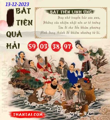 BÁT TIÊN QUÁ HẢI 13/12/2023
