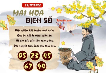 Mai Hoa Dịch Số 13/12/2023