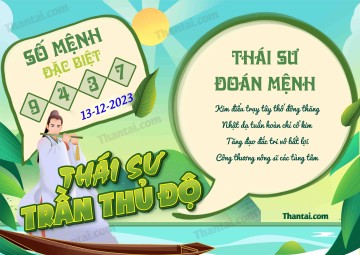 Thái Sư Trần Thủ Độ 13/12/2023