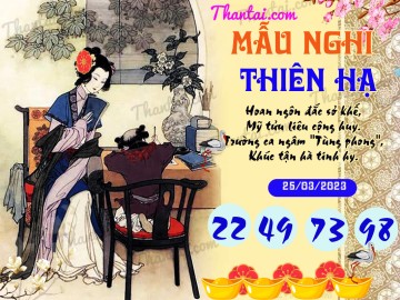 Mẫu Nghi Thiên Hạ 25/03/2023