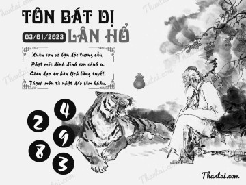 TÔN BÁT DỊ LÂN HỔ 03/01/2023