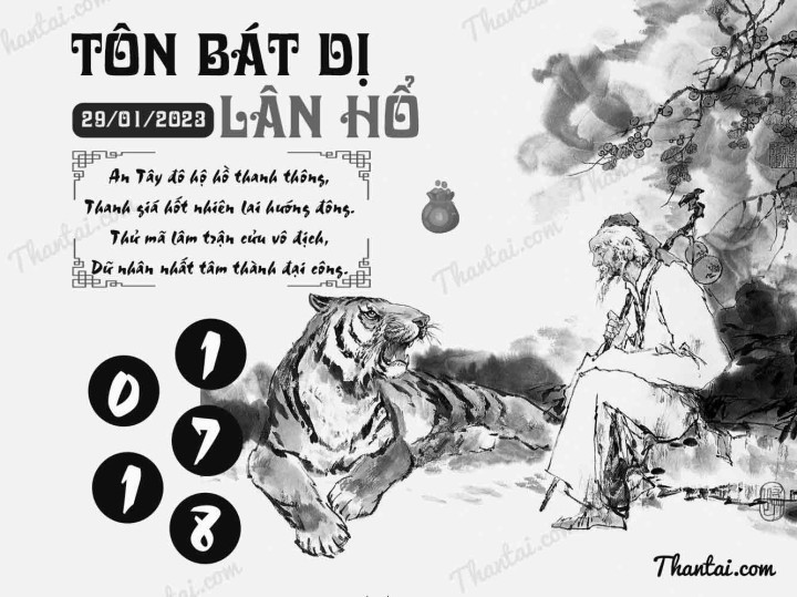 TÔN BÁT DỊ LÂN HỔ 14/01/2023