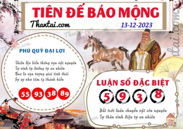 Tiên Đế Báo Mộng 13/12/2023