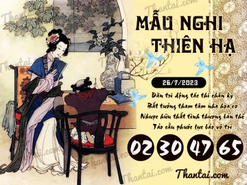 Mẫu Nghi Thiên Hạ 26/07/2023