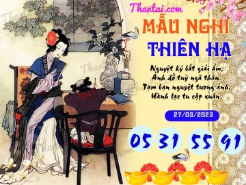 Mẫu Nghi Thiên Hạ 27/03/2023