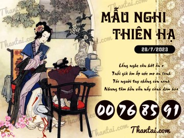 Mẫu Nghi Thiên Hạ 28/07/2023