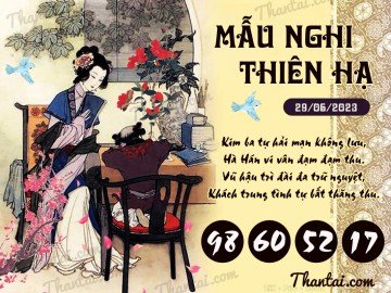 Mẫu Nghi Thiên Hạ 29/06/2023