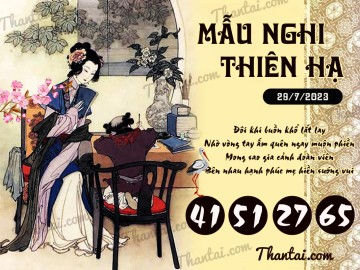 Mẫu Nghi Thiên Hạ 29/07/2023