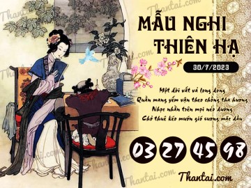 Mẫu Nghi Thiên Hạ 30/07/2023