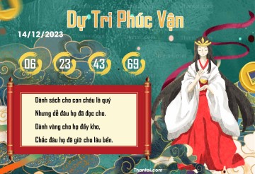 DỰ TRI PHÚC VẬN 14/12/2023