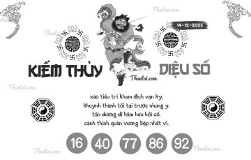 KIẾM THỦY DIỆU SỐ 14/12/2023