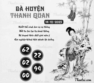 BÀ HUYỆN THANH QUAN 14/12/2023