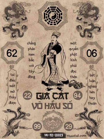 GIA CÁT VÕ HẦU SỐ 14/12/2023