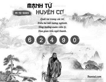 MẠNH TỬ HUYỀN CƠ 14/12/2023