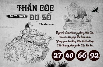 THẦN CÓC DỰ SỐ 14/12/2023