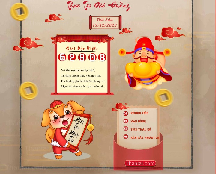 THẦN TÀI DẪN ĐƯỜNG 30/11/2023