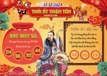 Thái Ất Thiên Tôn 15/12/2023