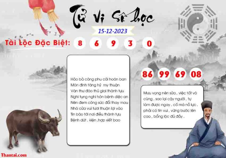 TỬ VI SỐ HỌC 30/11/2023