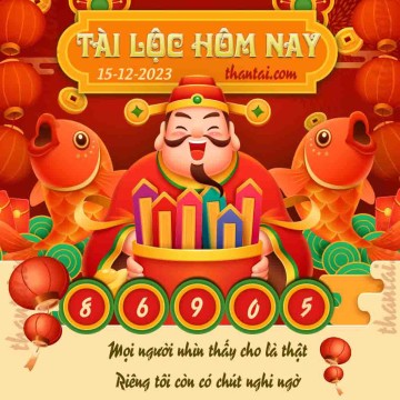 Tài Lộc Hôm Nay 15/12/2023