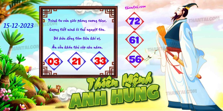 THIÊN MỆNH ANH HÙNG 30/11/2023