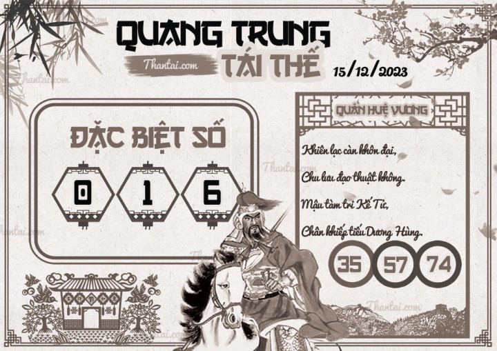 QUANG TRUNG TÁI THẾ 30/11/2023