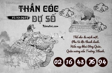 THẦN CÓC DỰ SỐ 15/12/2023