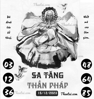 SA TĂNG THẦN PHÁP 15/12/2023