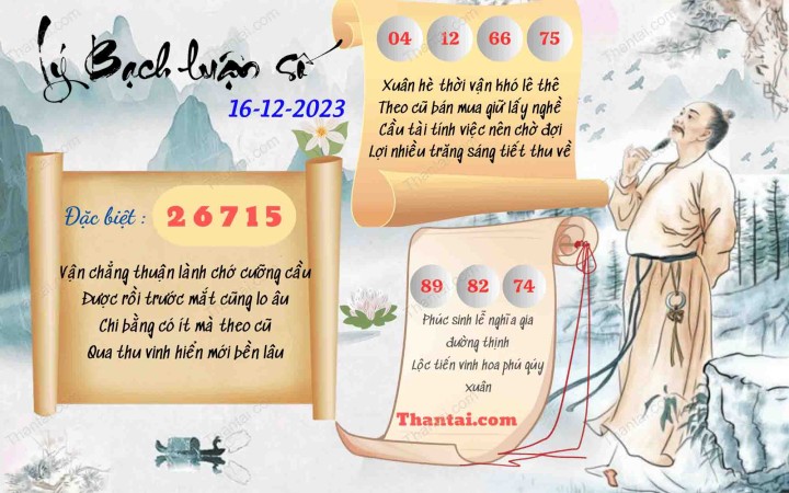 Lý Bạch Luận Số 01/12/2023