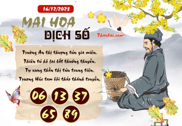 Mai Hoa Dịch Số 16/12/2023