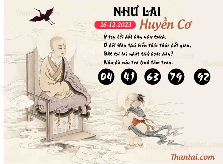NHƯ LAI HUYỀN CƠ 01/12/2023
